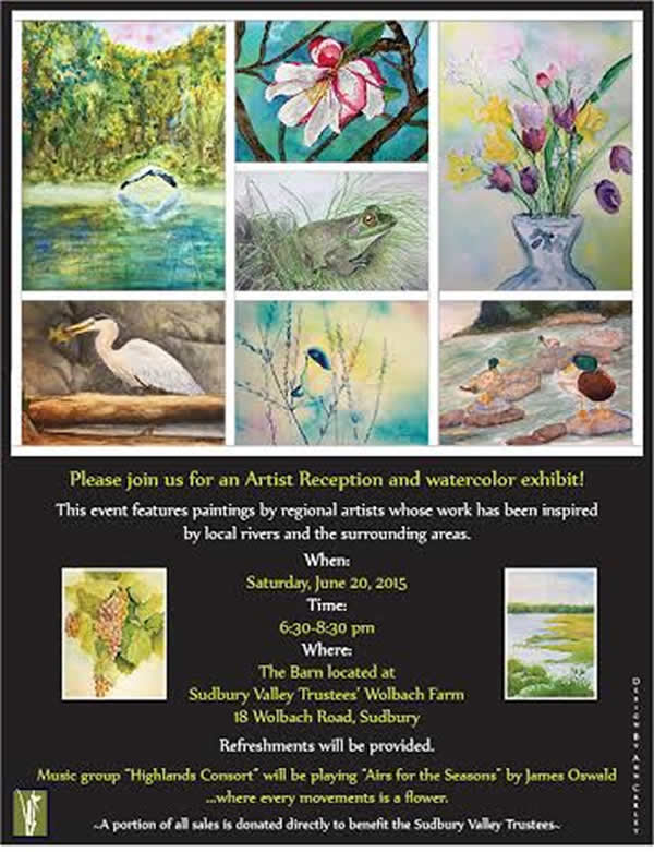 2015 Riverfest Art Show Invitation