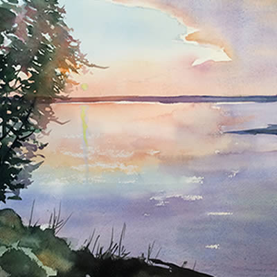 Spring Watercolor Classes Beginning - Cecilia Sharma